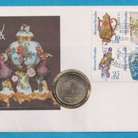 DDR 5 Mark 1972 Meißen Numisbrief Münze vorzüglich Top