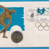 DDR 10 Mark 1988 DDR Sport  Numisbrief Münze vorzüglich Top Siehe Bild Beschreibe me