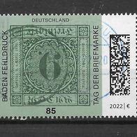 A63) BRD/ Bund 2022 Tag der Briefmarke Mi. Nr. 3719 gestempelt