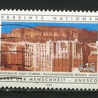 Vereinte Nationen (UNO) Wien Mi. Nr. 42 - Altstadt von Schibam, Jemen o <