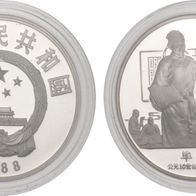 China Silber PP 5 Yuan 1988 Bi Sheng, großer Erfinder