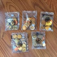 5 x EURO Starter Kit BRD 2002, Prägestätten A-J , Neu in OVP (ungeöffnet)