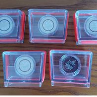 5 x 5 Euro BRD 2017 Planet Erde "Tropische Zone" A-J, P, Neu und OVP in Koziolboxen