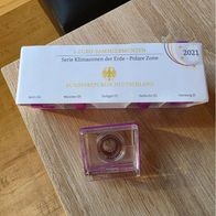 5 x 5 Euro BRD 2021 Planet Erde "Polare Zone" A-J, P, Neu und OVP (ohne Folie)