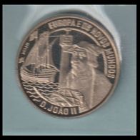 1992 Portugal 2,5 ECU König Johann II Stempelglanz