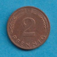 2 Pfennig 1974 F