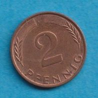 2 Pfennig 1974 G