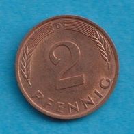 2 Pfennig 1978 D