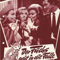 Filmprogramm IFB Nr. 6609 Der Fuchs geht in die Falle Kirk Douglas 4 Seiten