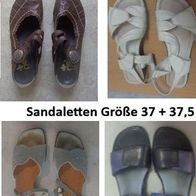Sandaletten verschiedene Größe 37 und 37,5