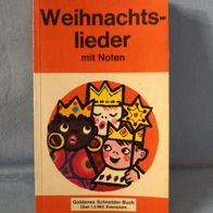 Weihnachtsliederbuch mit Noten Retro 1969
