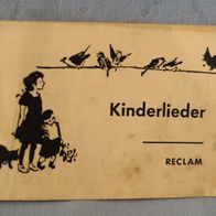 Liederbuch Kinderlieder Reclam RAR 1969 Retro