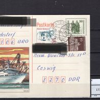 DDR 1990 Ganzsache P 109 / 02 gestempelt Coswig 11.9.90 gelaufen