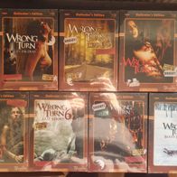 Wrong Turn 1-7 Cover C - Original Retro - Full-Set - 7 Mediabooks - BD/4K-UHD