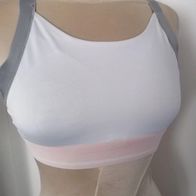 Sportbustier Sport BH Bustier Sophia Thiel Gr. 36/38 (S) weiß *