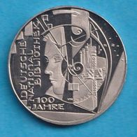 Deutschland 10 Euro 2012 100 Jahre Deutsche National Bibliothek