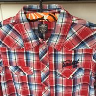 H&M Hemd Langarm Gr.170 kariert 100% Baumwolle