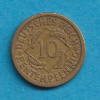 10 Rentenpfennig 1924 A