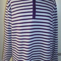 Pullover Stehkragen RV Gr.48 gestreift
