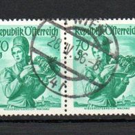 Österreich 1948, Mi.-Nr.: 906, Pärchen, Gestempelt