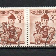 Österreich 1948, Mi.-Nr.: 904, Pärchen, Gestempelt