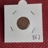 1 Pfennig BRD 1986 J. Hamburg