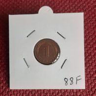 1 Pfennig BRD 1988 F. Stuttgart