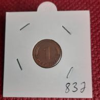 1 Pfennig BRD 1983 J. Hamburg