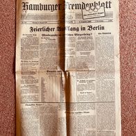 1936 Olympia HF am Montag und Hamburger Fremdenblatt historische Zeitungen