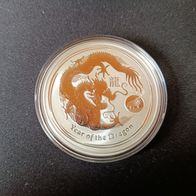Australien * Year of the Dragon * 1 Feinunze Silber 999/1000 * 2012