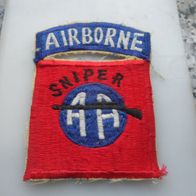 Aufnäher / Patch US - Airborne Sniper