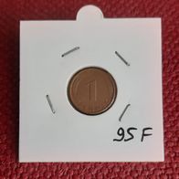 1 Pfennig BRD 1995 F. Stuttgart