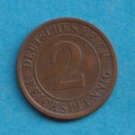2 Reichspfennig 1924 A