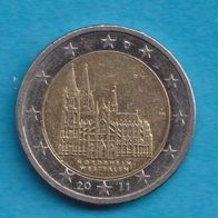 Deutschland 2 Euro 2011 F Nordrhein Westfalen