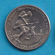 Polen 500 Zloty 1989 50. Jahrestag des Einmarsches in Polen
