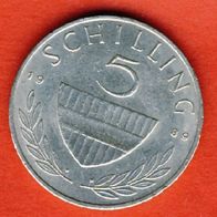 Österreich 5 Schilling 1989