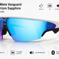 Oakley Meta Vanguard FahrÂ­radÂ­brilÂ­le Prizm SapphiÂ­re/â??Weiß - Kaufen