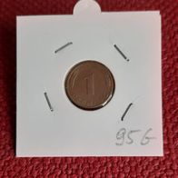 1 Pfennig BRD 1995 G. Karlsruhe