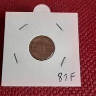 1 Pfennig BRD 1981 F. Stuttgart
