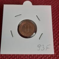1 Pfennig BRD 1993 F. Stuttgart