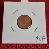 1 Pfennig BRD 1996 F. Stuttgart