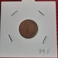 1 Pfennig BRD 1979 F. Stuttgart