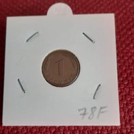 1 Pfennig BRD 1978 F. Stuttgart