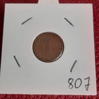 1 Pfennig BRD 1980 J. Hamburg