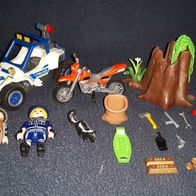 70570 Playmobil Polizei-Geländewagen: Verfolgung des Schatzräubers