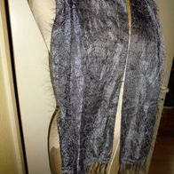 Fransenschal dunkelgrau New Fashion *