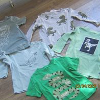 5 Jungen T-Shirt´s größe 98-104 Dino´s