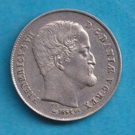 Dänemark 1/2 Rigsdaler 1854 Silber
