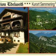 A 2680 Semmering Pension > Edelweiss < Hochstraße 57 3 Ansichten