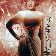 Marlene Dietrich -- signiertes Foto (Repro) aus Privatsammlung -al-